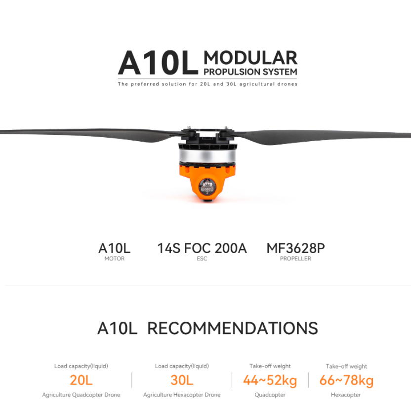 Kit Combo de Motor T-MOTOR A10 - Drone Kit Hexacopter avaliação e preço