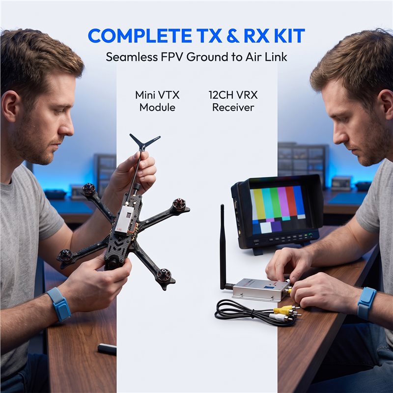 AS96 – Transmissor e receptor  - Drone Kit Fpv avaliação e preço